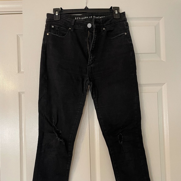 Articles Of Society Denim - Black Skinny Jeans